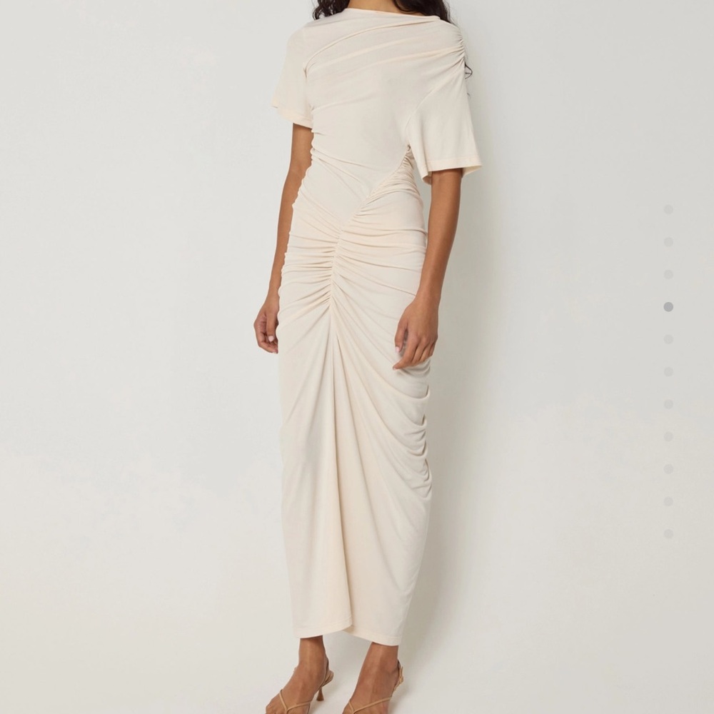 Asymmetrical Ruched Dress